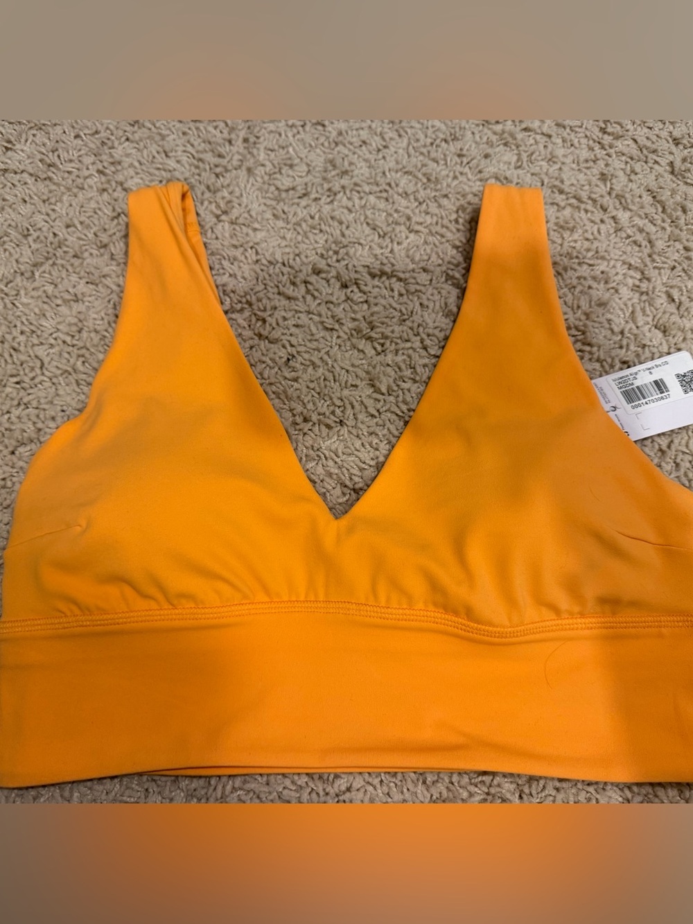 Align V-Neck Bra c/d cup size 8 Mango Dream